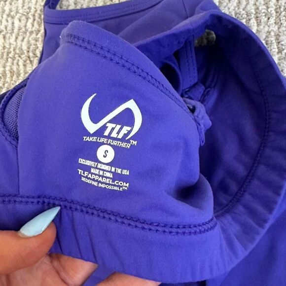 TLF workout matching seamless purple set size small - Picture 3 of 5